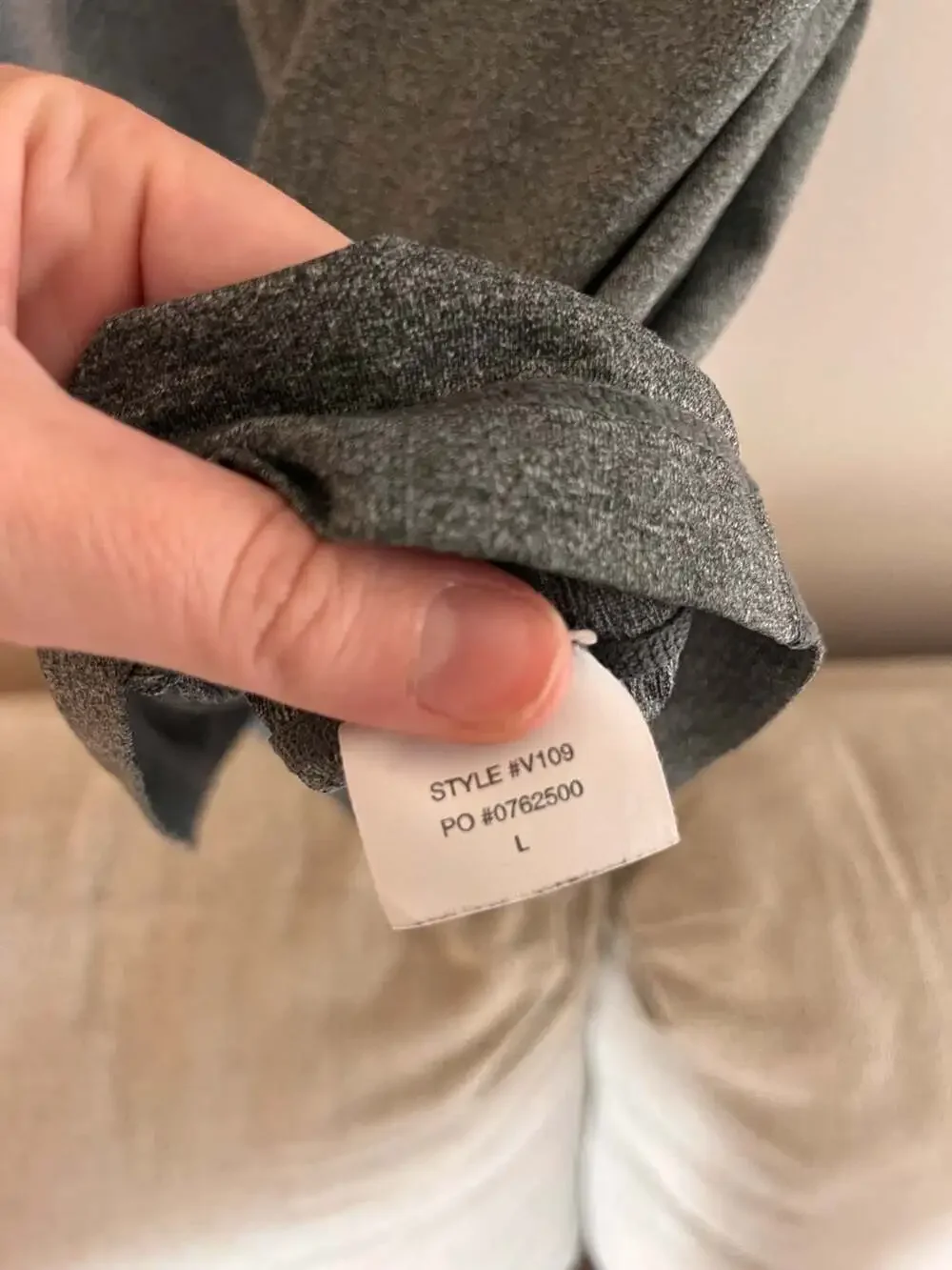 Vuori, Tradewind Breathable Performance Short Sleeve, UPF 30+, Activewear,Grey,L - Picture 3 of 4